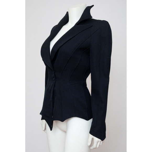 Thierry Mugler vintage vampire web suit jacket - Picture 2 of 7